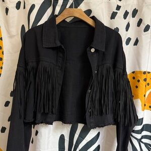 Tassel Denim Jacket SOLD